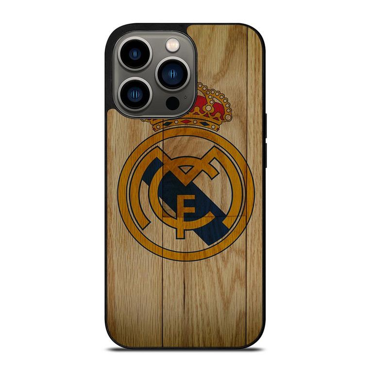 REAL MADRID FC WOODEN iPhone 13 Pro Case