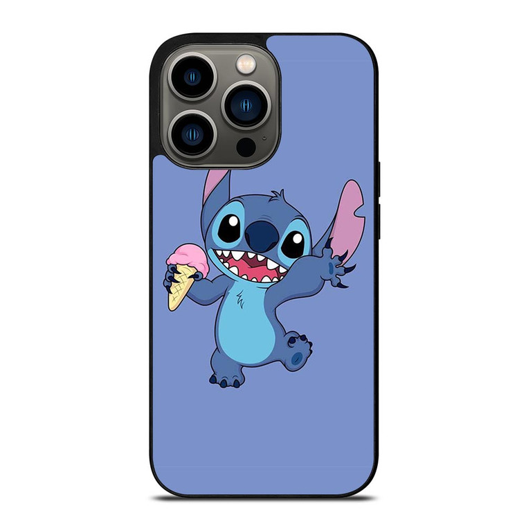 STITCH DISNEY CARTOON ICE CREAM iPhone 13 Pro Case