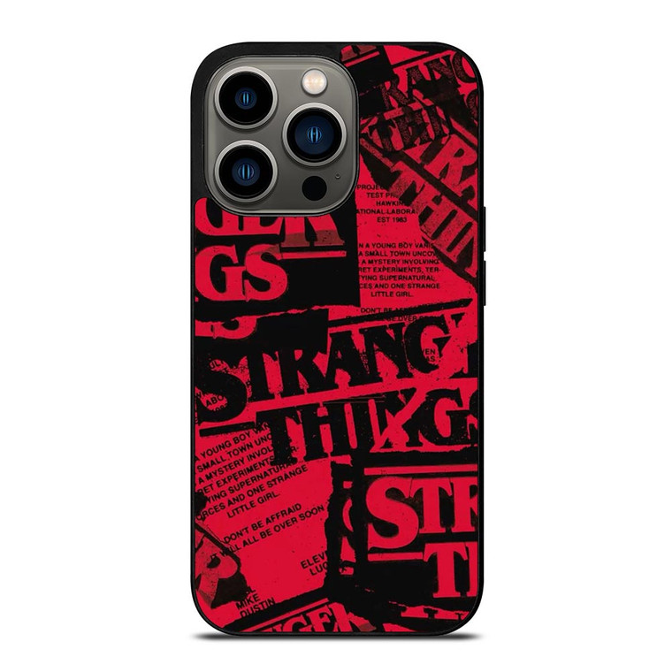 STRANGER THINGS ART LOGO iPhone 13 Pro Case