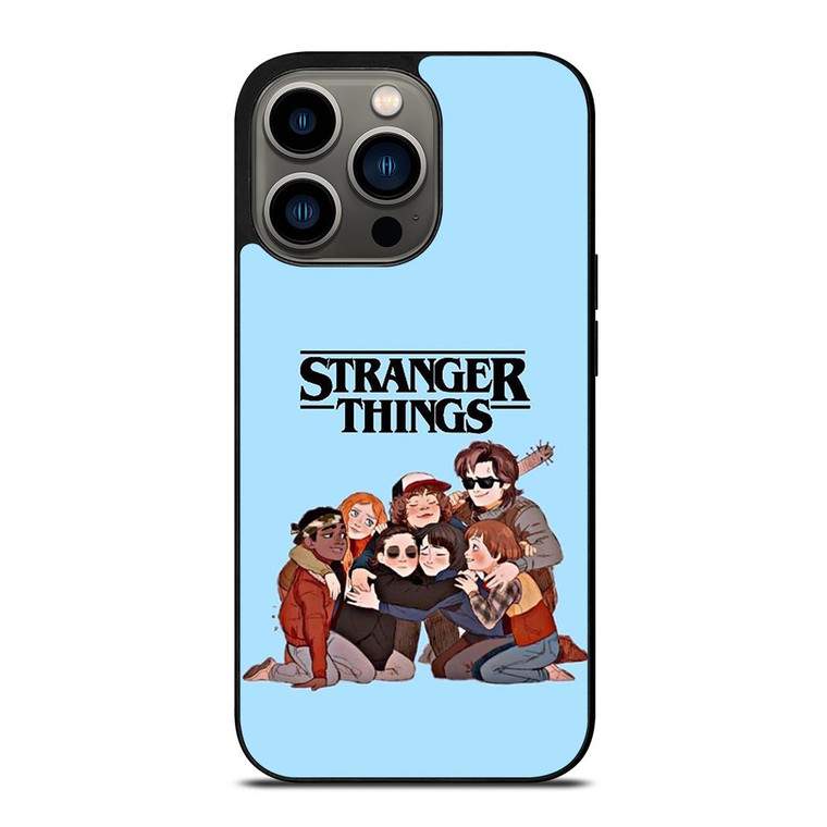 STRANGER THINGS CARTOON CHARACTERS iPhone 13 Pro Case