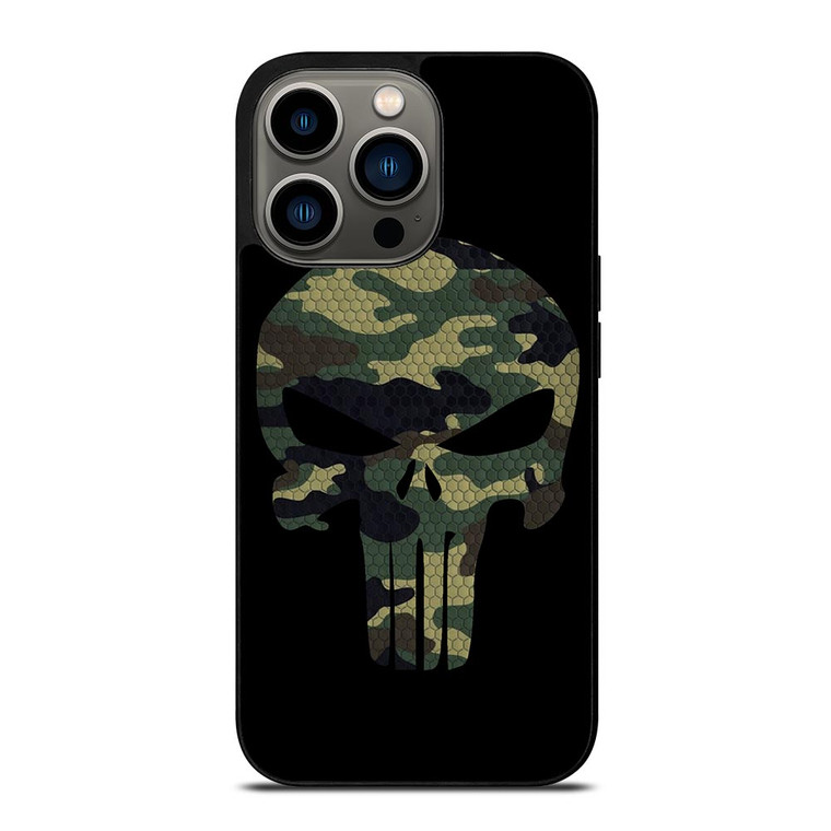 THE PUNISHER LOGO CAMO iPhone 13 Pro Case