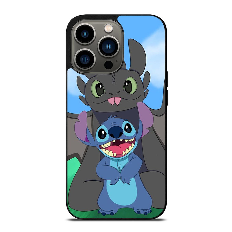 TRAIN YOUR DRAGON TOOTHLESS AND STITCH iPhone 13 Pro Case