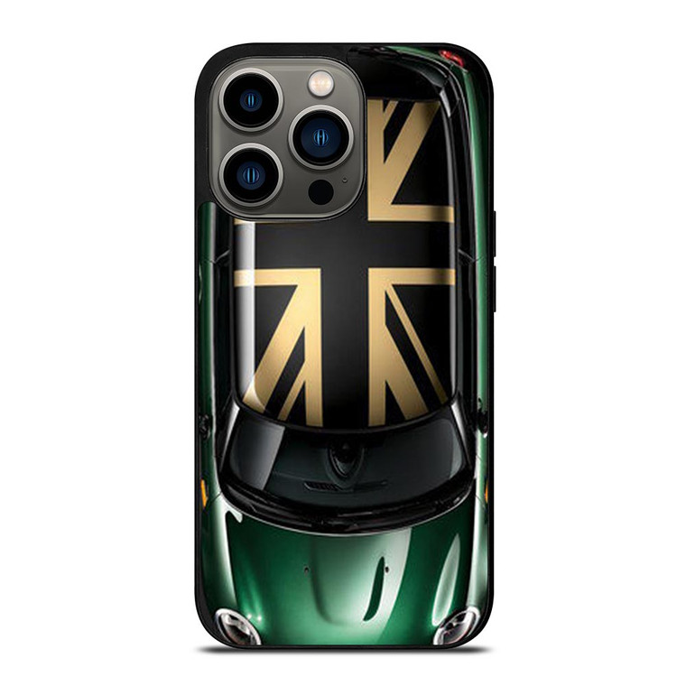 UNIONS JACK MINI COOPER GREEN iPhone 13 Pro Case