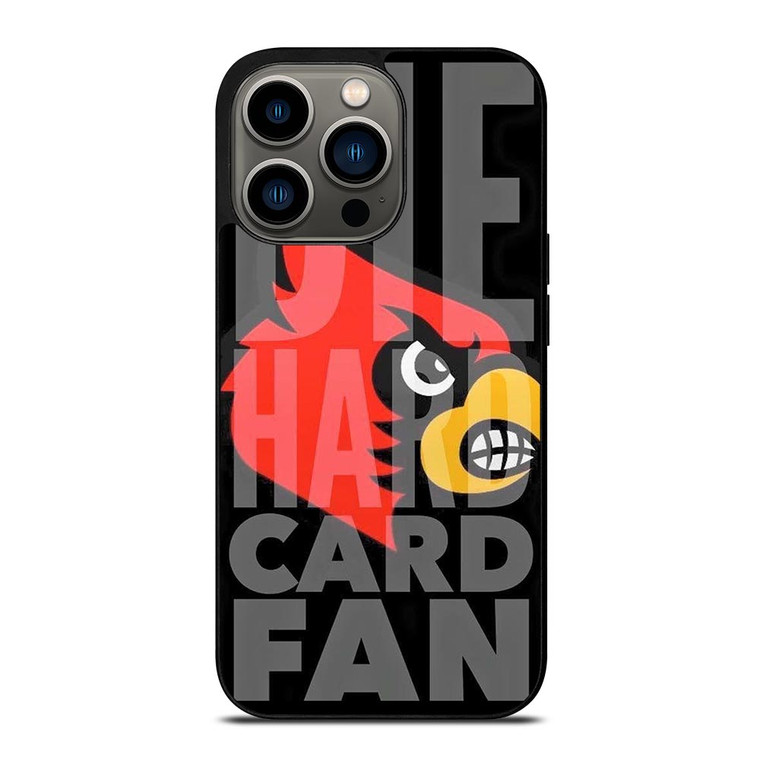 UNIVERSITY OF LOUISVILLE CARDINALS FAN iPhone 13 Pro Case