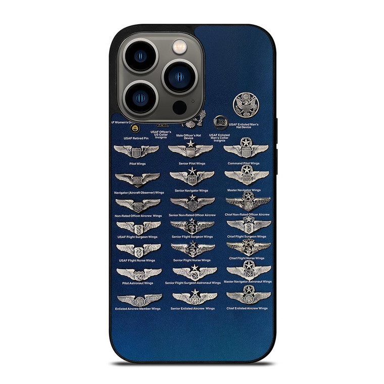 US AIR FORCE ARMY BADGE iPhone 13 Pro Case