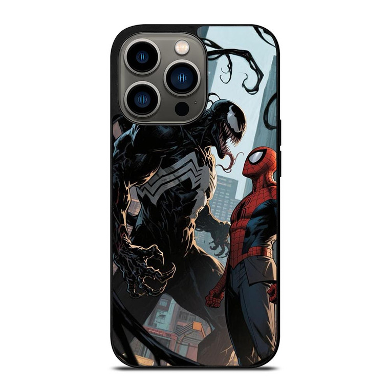 VENOM VS SPIDERMAN MARVEL ART iPhone 13 Pro Case