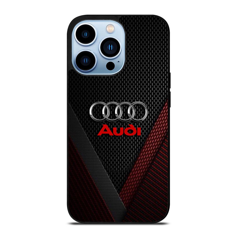 AUDI METAL LOGO iPhone 13 Pro Max Case