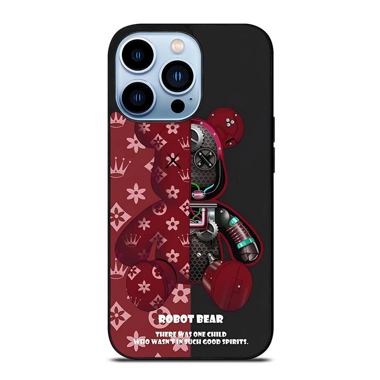 BEAR BRICK KAWS ROBOT RED iPhone 13 Pro Max Case