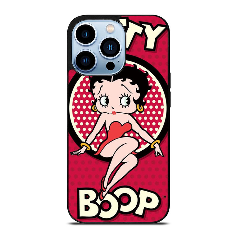 BETTY BOOP CARTOON POLKADOT iPhone 13 Pro Max Case
