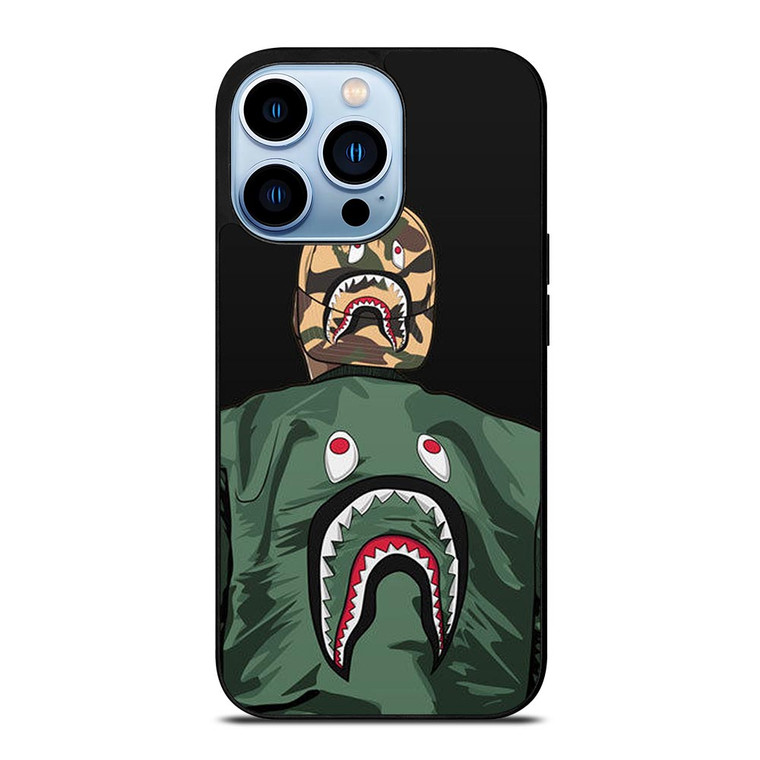 BLAISE TRAVIS HOODIE BAPE SHARK iPhone 13 Pro Max Case