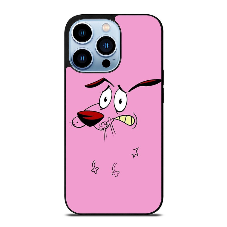 COURAGE THE COWARDLY DOG FACE iPhone 13 Pro Max Case