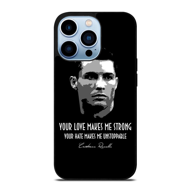 CRISTIANO RONALDO CR7 QUOTE iPhone 13 Pro Max Case