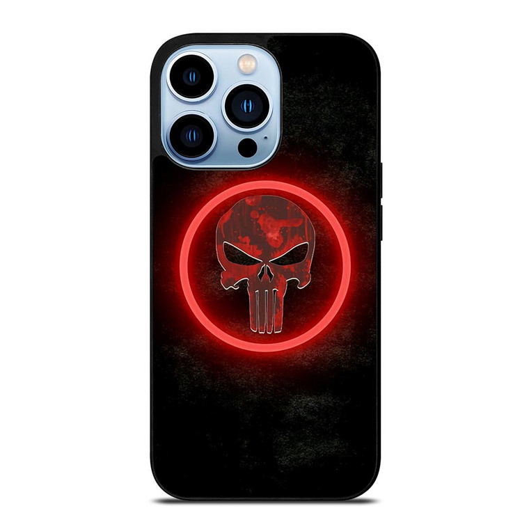 THE PUNISHER SKULL RED GLOW iPhone 13 Pro Max Case