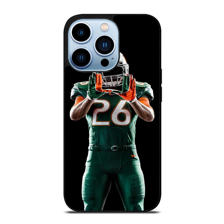 UM MIAMI HURRICANES FOOTBALL iPhone 13 Pro Max Case