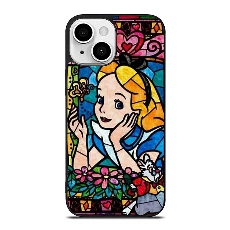 ALICE IN WONDERLAND GLASS DISNEY  iPhone 13 Mini Case