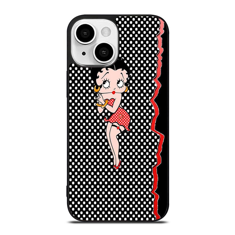 BETTY BOOP POLKADOT 2  iPhone 13 Mini Case
