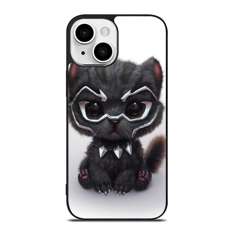 BLACK PANTHER CUTE CAT  iPhone 13 Mini Case