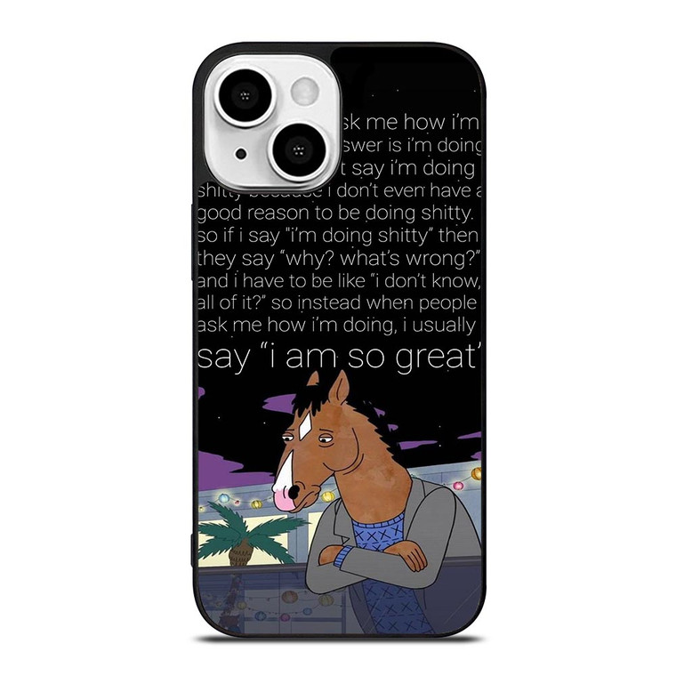 BOJACK HOSEMAN QUOTES  iPhone 13 Mini Case