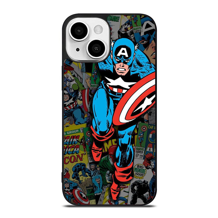CAPTAIN AMERICA CLASSIC CARTOON  iPhone 13 Mini Case