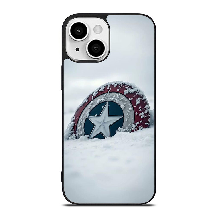 CAPTAIN AMERICA SHIELD SNOW  iPhone 13 Mini Case