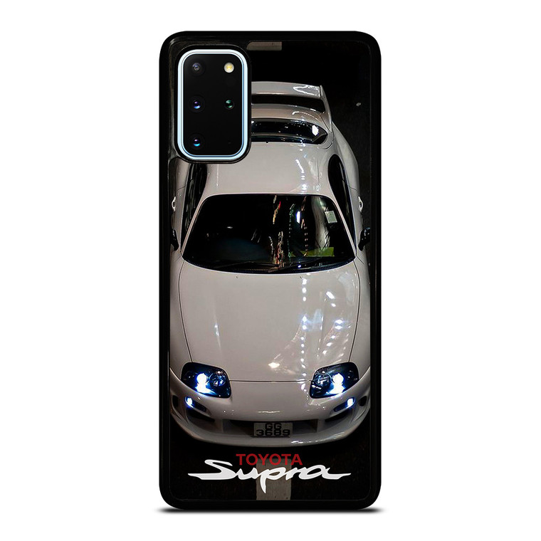 TOYOTA SUPRA WHITE CAR Samsung Galaxy S20 Plus Case