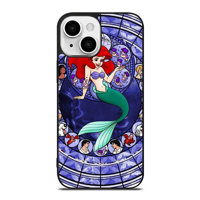 ARIEL THE LITTLE MERMAID ART GLASSES iPhone 13 Mini Case