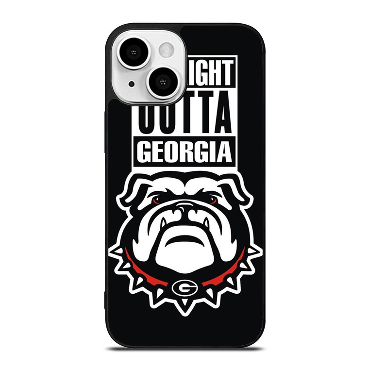 GEORGIA BULLDOGS UGA STRAIGHT OUTTA iPhone 13 Mini Case