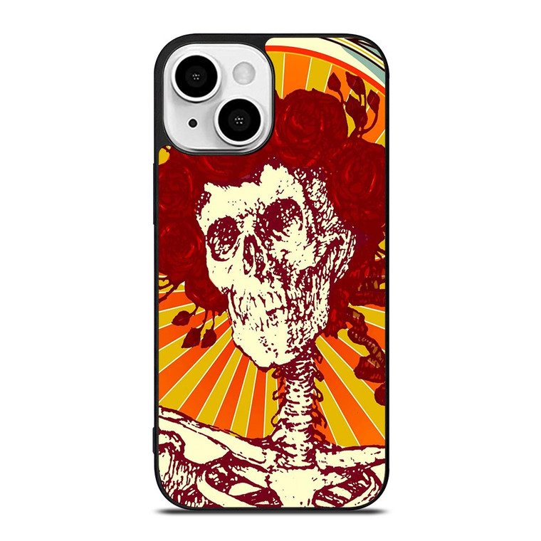 GRATEFUL DEAD SKULL ART iPhone 13 Mini Case