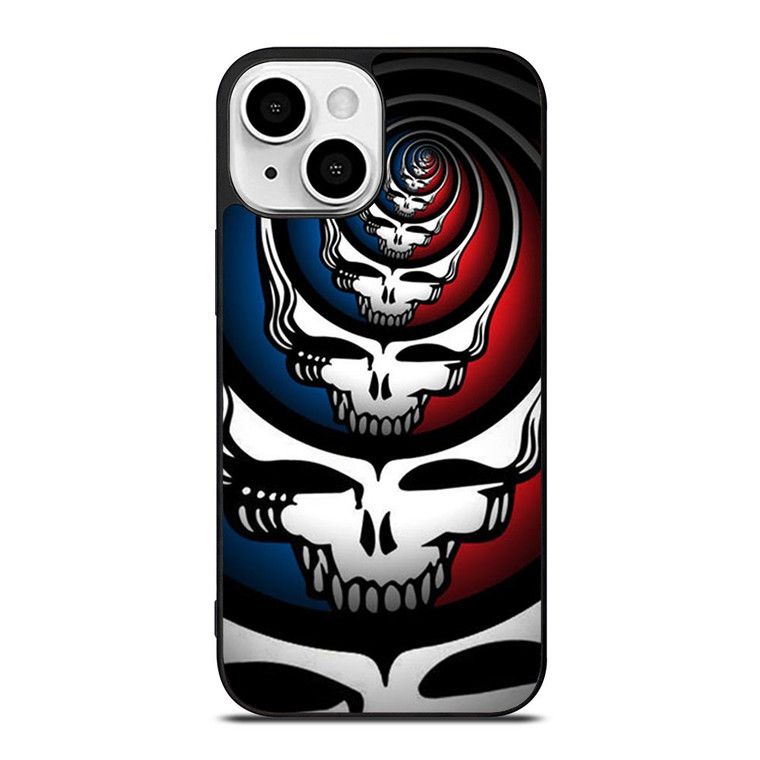 GRATEFUL DEAD SKULL LOGO ART iPhone 13 Mini Case