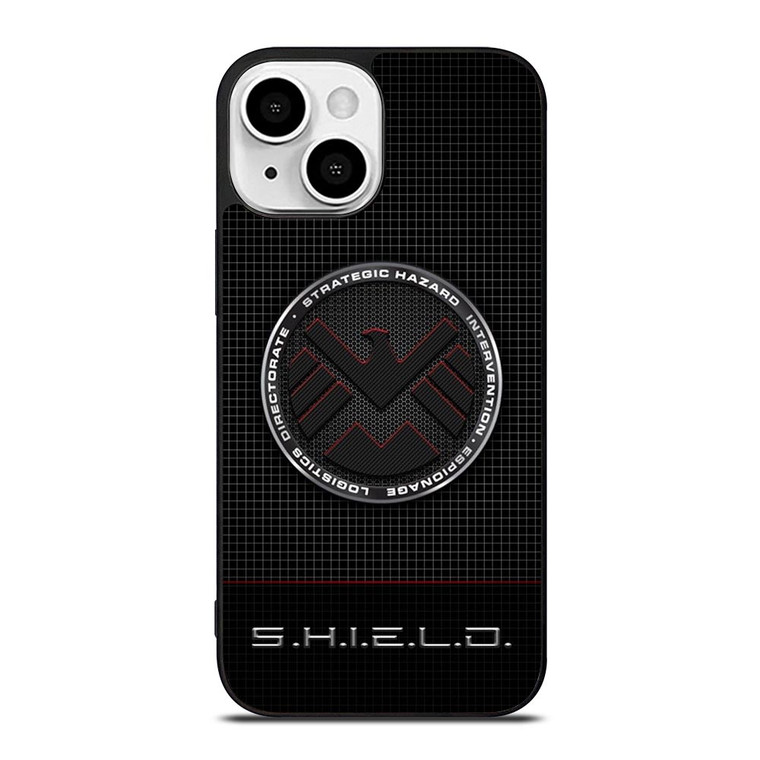 MARVEL AGENTS OF SHIELD LOGO METAL iPhone 13 Mini Case