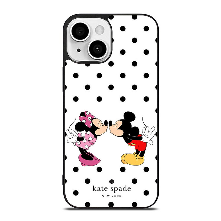 MICKEY MINNIE MOUSE KATE SPADE KISS iPhone 13 Mini Case