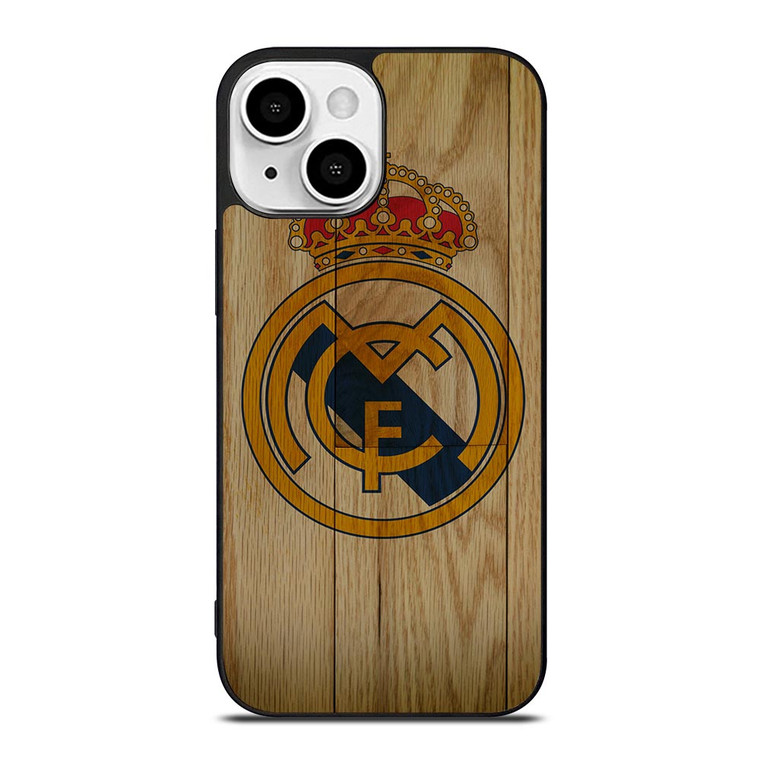 REAL MADRID FC WOODEN iPhone 13 Mini Case