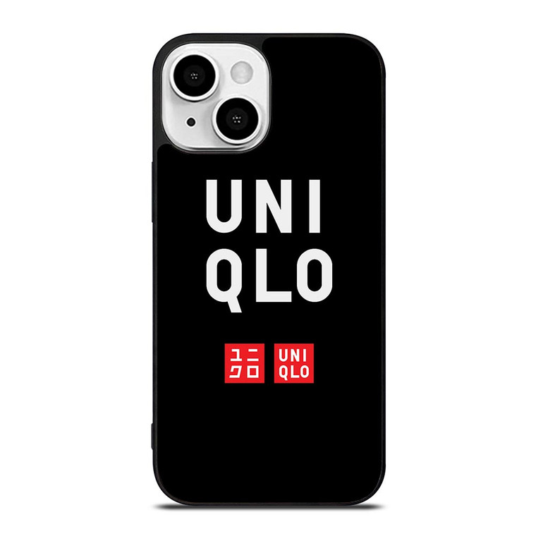 UNIQLO LOGO BLACK 2 iPhone 13 Mini Case