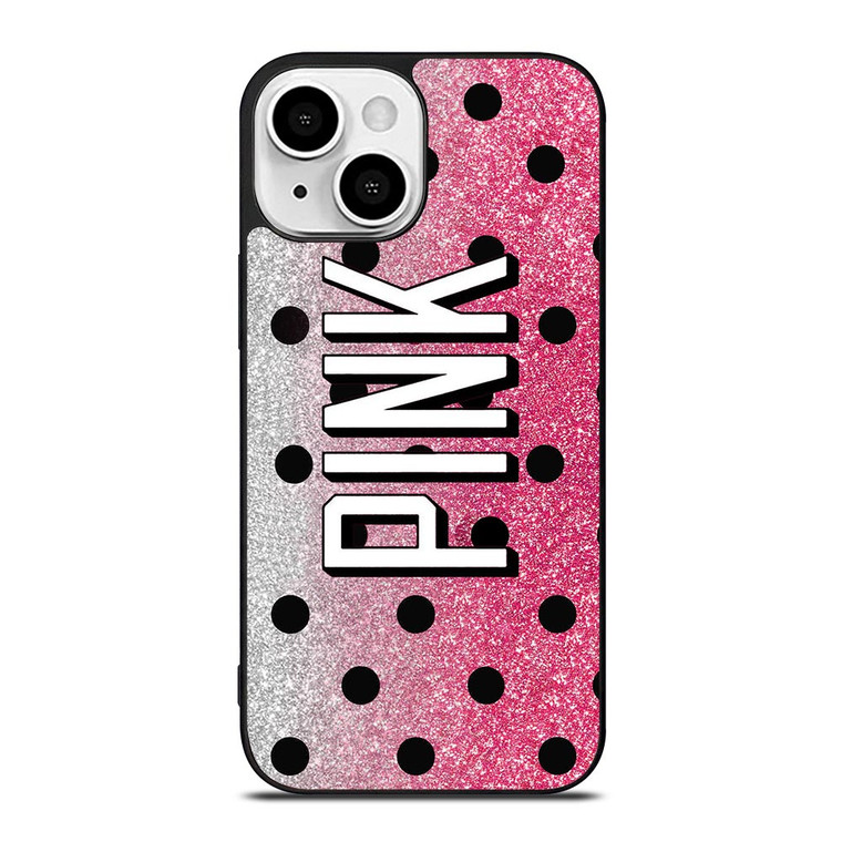 VICTORIA'S SECRET PINK LOGO SPARKLE iPhone 13 Mini Case