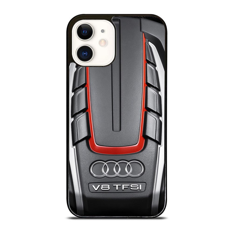 AUDI S6 TWIN TURBOCHARGED ENGINE iPhone 12 Case