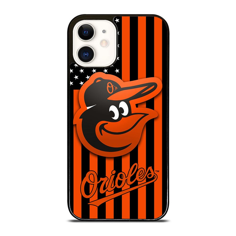 BALTIMORE ORIOLES FLAG iPhone 12 Case