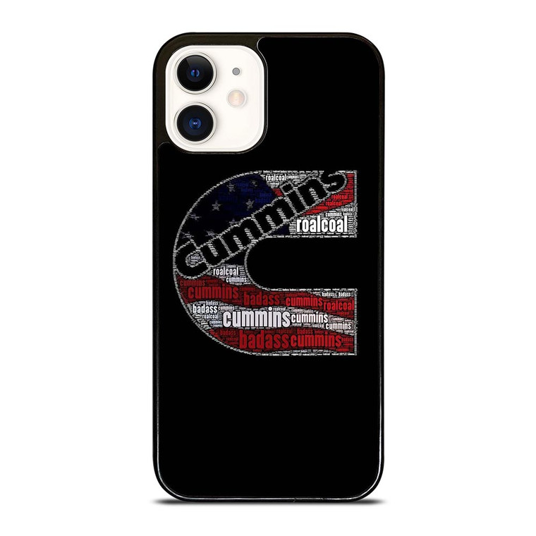 CUMMINS POWER AMERICAN FLAG iPhone 12 Case