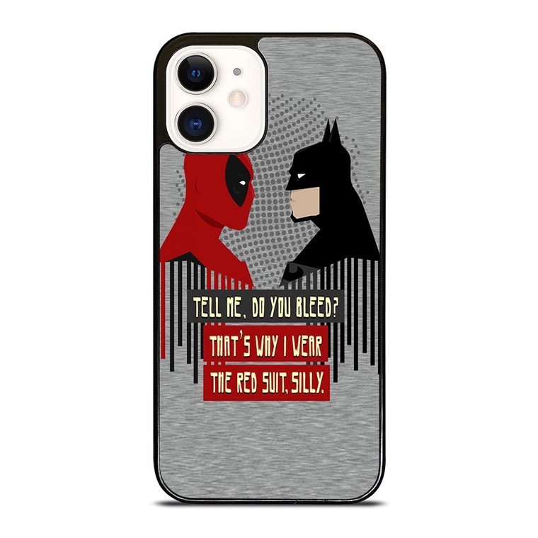 DEADPOOL VS BATMAN iPhone 12 Case