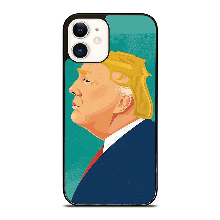 DONALD TRUMP HAIR TRIGGER iPhone 12 Case