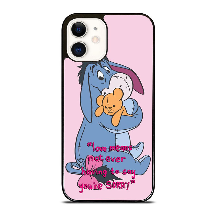 EEYORE DONKEY QUOTES iPhone 12 Case