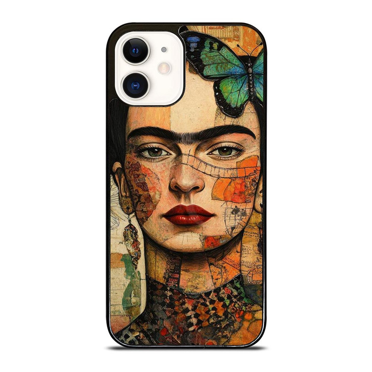 FRIDA KAHLO BUTTERFLY iPhone 12 Case