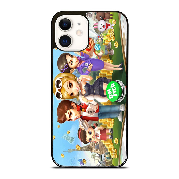 GET RICH GAME Line iPhone 12 Case