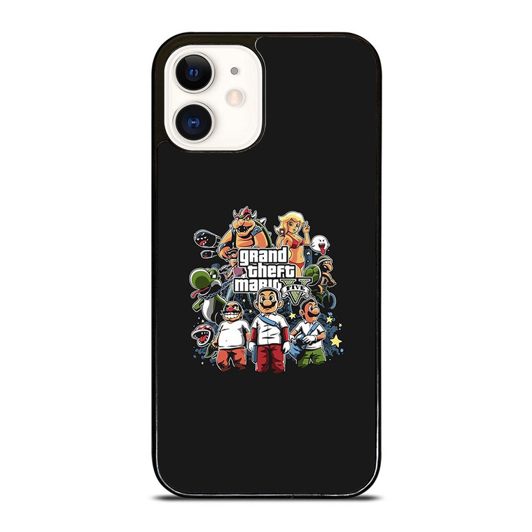 GRAND THEFT AUTO V MARIO BROSS iPhone 12 Case