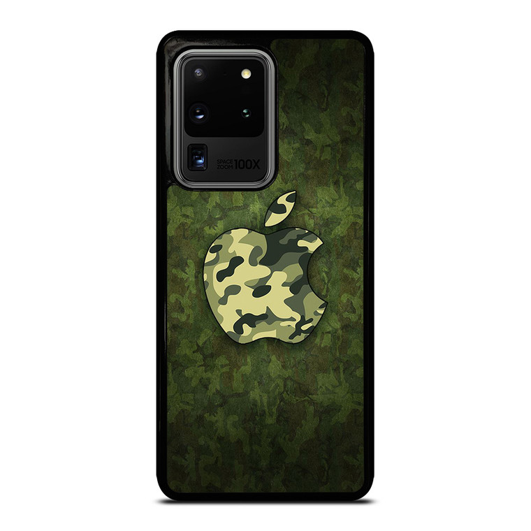 APPLE LOGO CAMO GREEN Samsung Galaxy S20 Ultra  Case