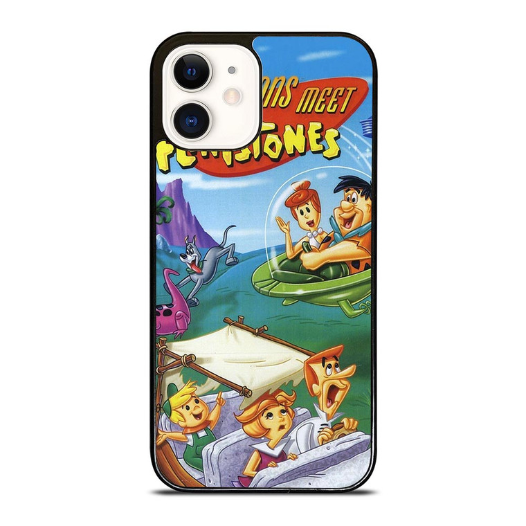 JETSONS MEET FLINTSTONES iPhone 12 Case