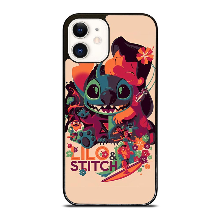 LILO AND STITCH DISNEY ART iPhone 12 Case