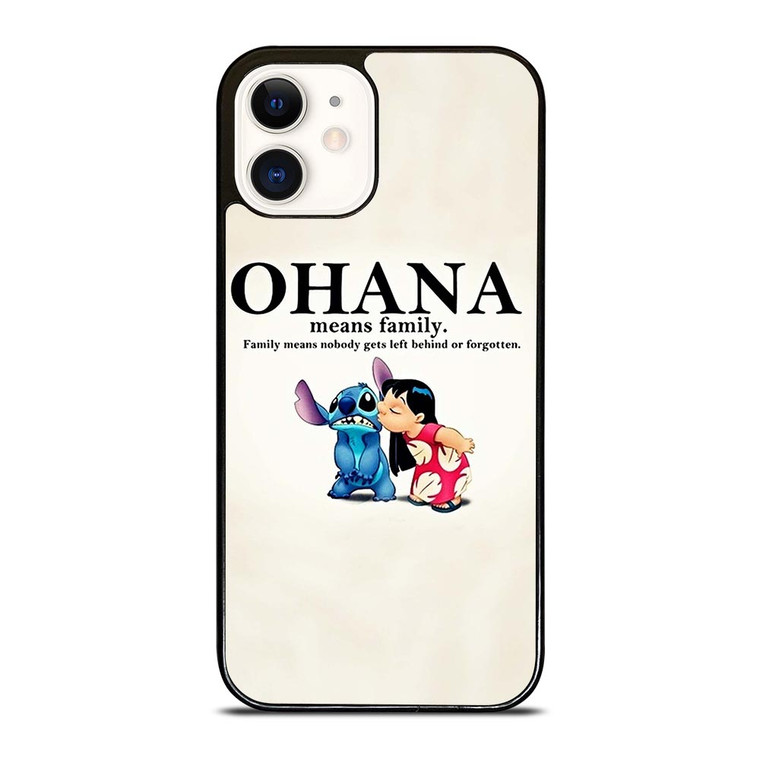 LILO AND STITCH OHANA FAMILY Disney iPhone 12 Case