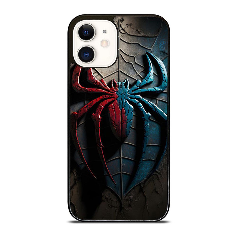 MARVEL SPIDERMAN ART EMBLEM iPhone 12 Case