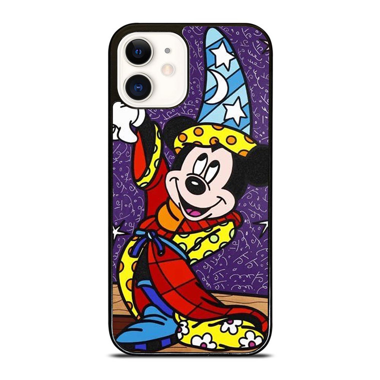 MICKEY MOUSE ROMERO BRITTO WIZARD iPhone 12 Case
