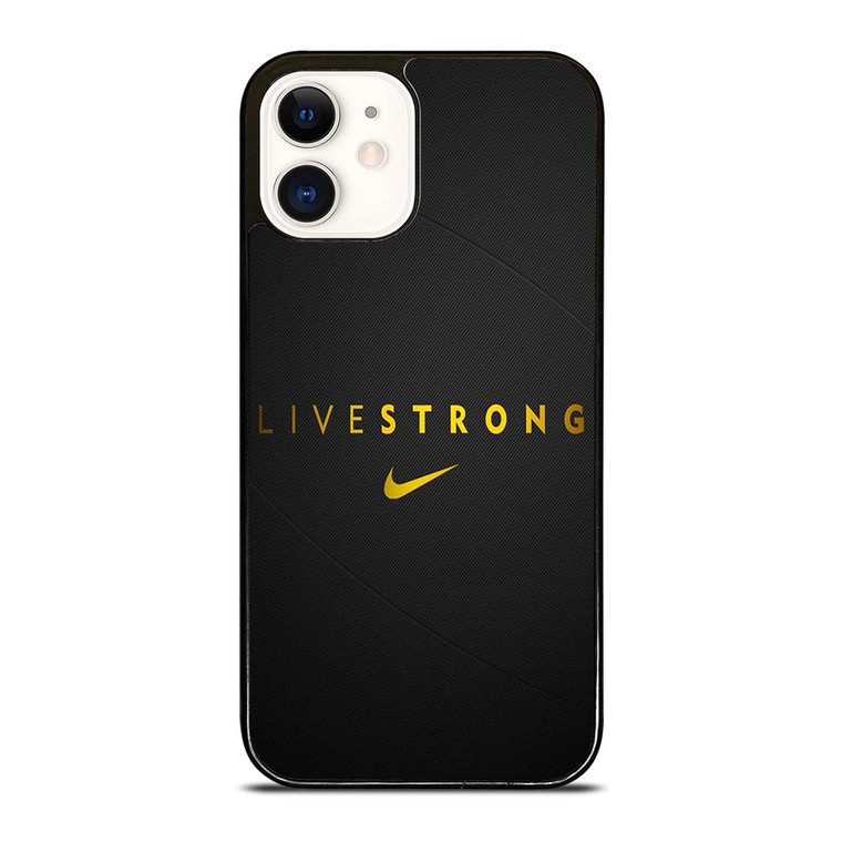 NIKE LIVE STRONG CARBON iPhone 12 Case